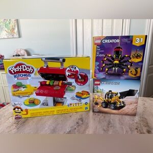 Kitchen Creations Barbecue Set and 2 Lego sets